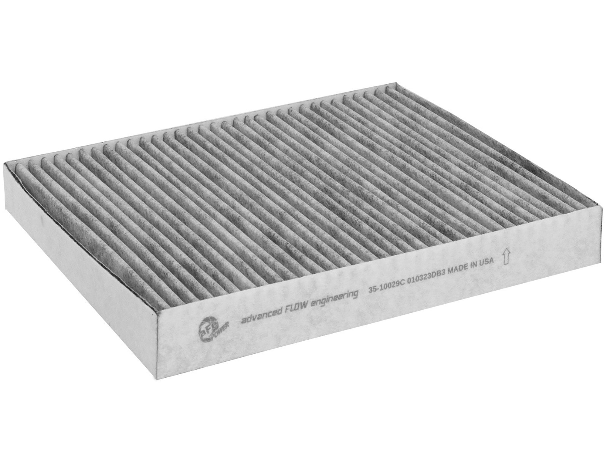 AFE Power 35-10029C Air Filter Element for GM Vehicles, Panel, Paper, White
