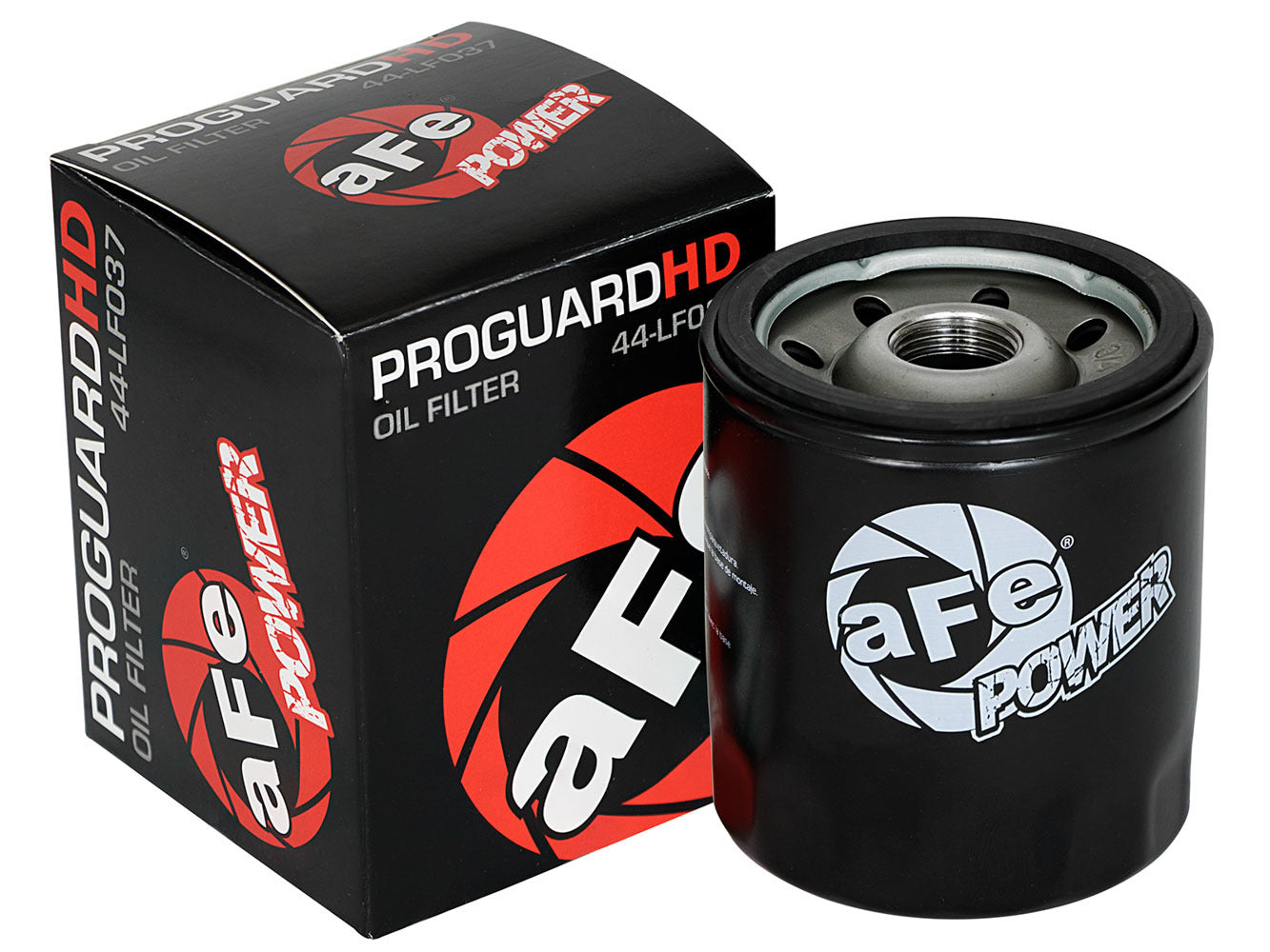 AFE Power 44-LF037 Pro Guard HD Oil Filter Canister, Steel, Black Finish