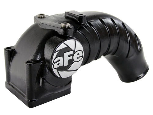 AFE Power AFE46-10011 Intake Pipe Elbow for Dodge 5.9L Cummins Engines, Aluminum, Black Powder Coat