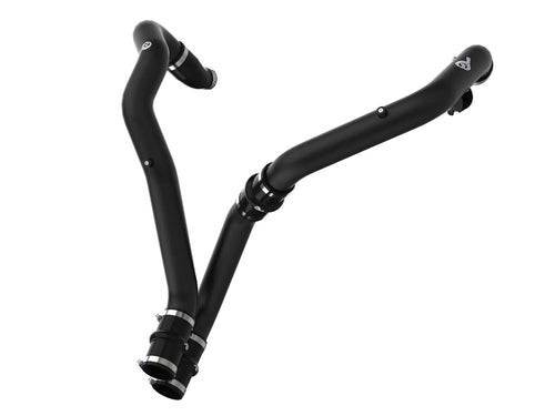 AFE Power BladeRunner Intercooler Pipe for Ford EcoBoost V6, Aluminum, Black Powder Coat
