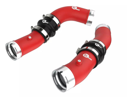 AFE POWER BladeRunner Charge Pipe for Toyota 4-Cylinder and Midsize Trucks, Aluminum with Red Powder Coat