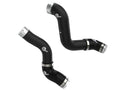 AFE Power BladeRunner Charge Pipe for GM TurboMax Midsize Trucks 2023-2025 Aluminum Black Powder Coat