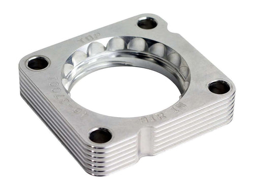 AFE Power Throttle Body Spacer 46-37001 for Honda 2.4L Engines, Silver Bullet, 1 Inch Thick