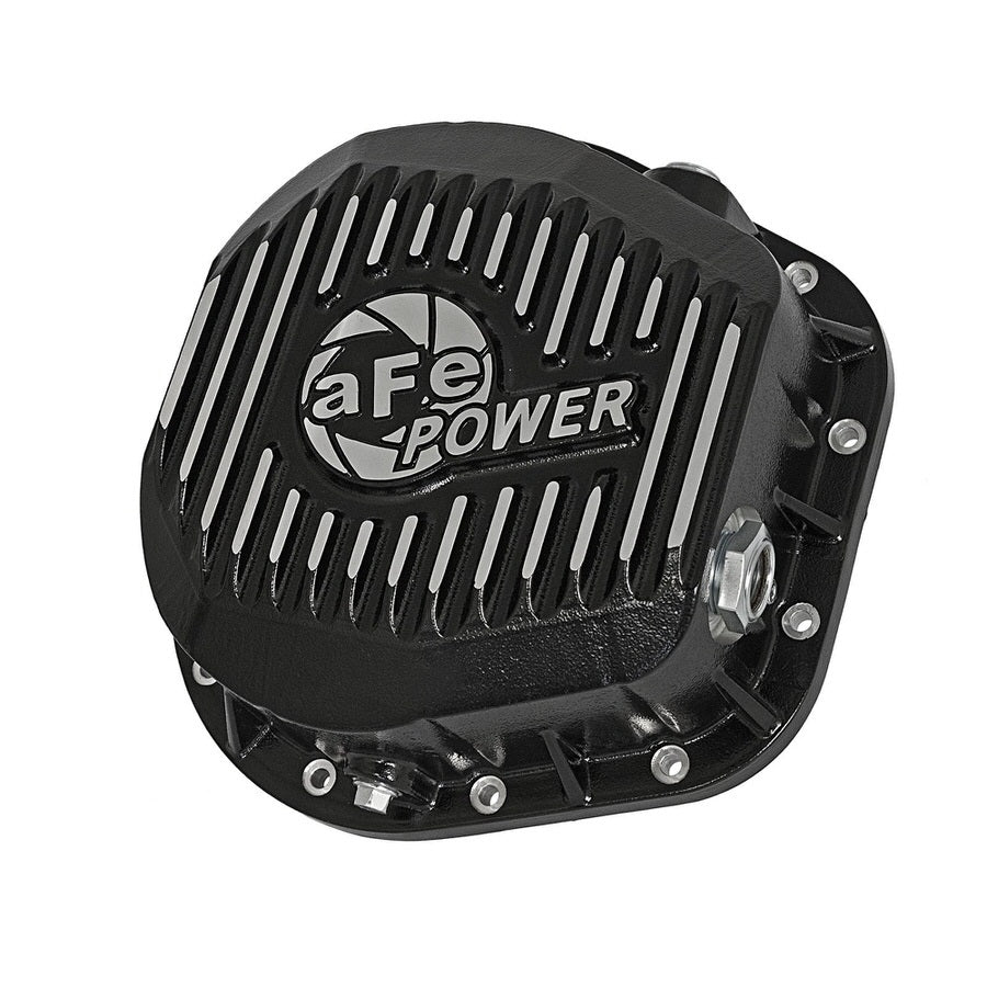AFE Power 46-70022 Pro Series Differential Cover for Ford 12-Bolt Axle, Aluminum with Black Powder Coat Finish