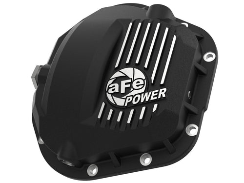 AFE Power Pro Series Front Differential Cover for Dana 50, 60, and 61 Axles, Black Powder Coat