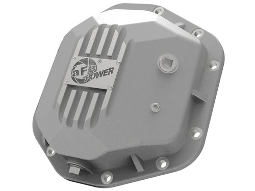 AFE Power Dana 44 Street Series Rear Differential Cover with Finned Aluminum Design, Fits Jeep Wrangler TJ and JK 1997-2018