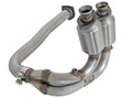 AFE Power 47-48001 Direct Fit Catalytic Converter for Jeep Wrangler TJ 4.0L Inline-6 Stainless Steel