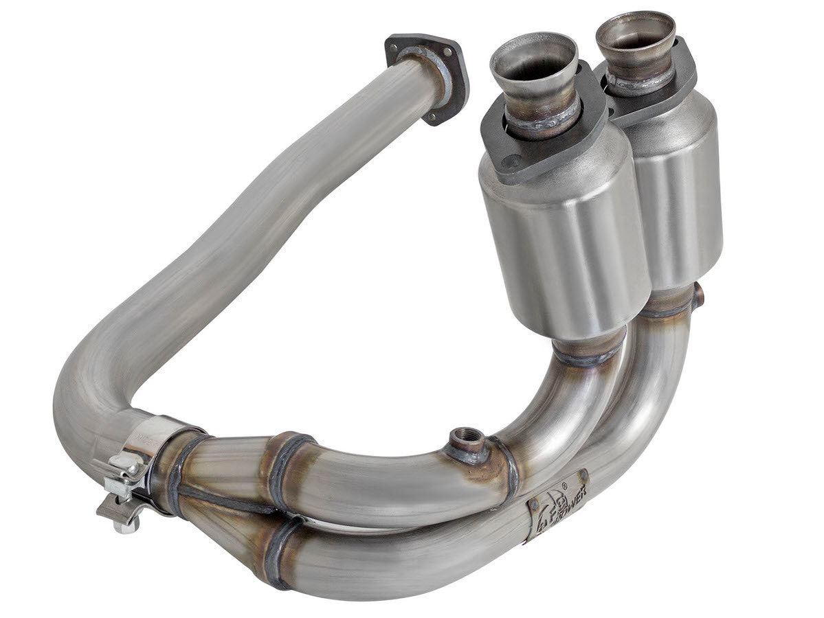 AFE Power 47-48001 Direct Fit Catalytic Converter for Jeep Wrangler TJ 4.0L Inline-6 Stainless Steel