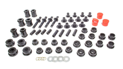 AFE Power Control Arm Bushing Kit for Chevrolet Corvette 1997-2013, Aluminum, Clear Anodized