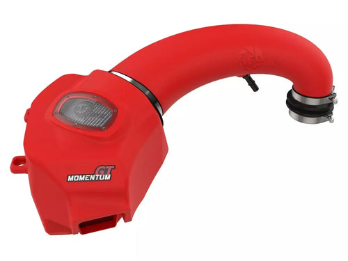 AFE Power 50-70013DR Momentum GT Cold Air Intake Kit for Dodge Ram 5.7L V8, Reusable Dry Filter, Red Plastic