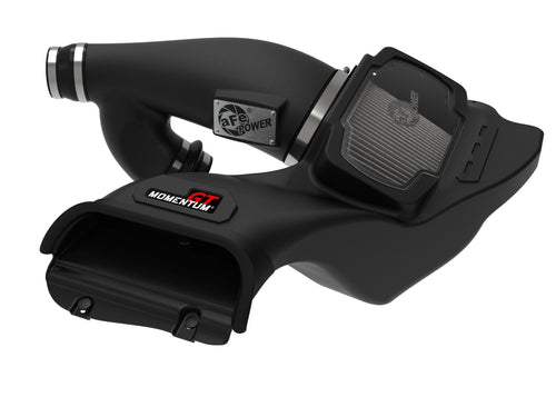 AFE Power AFE50-70099D Momentum GT Air Intake System for Ford F150 3.5L V6, Reusable Dry Filter, Black Plastic