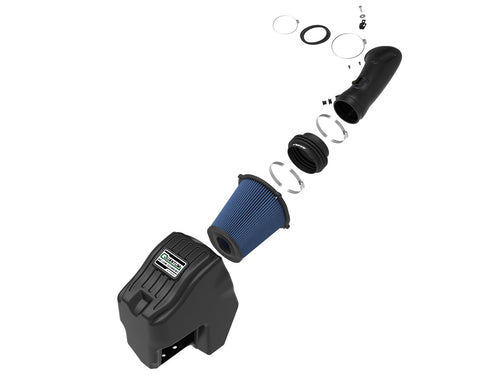 AFE Power Quantum Air Intake Kit for Ford F250 6.7L 2011-2016, Reusable Oiled Filter, Plastic Black
