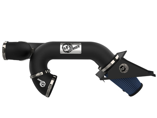 AFE Power Magnum FORCE Stage-2 XP Air Intake System for Ford EcoBoost V6, Reusable Oiled Filter, Aluminum Black Finish