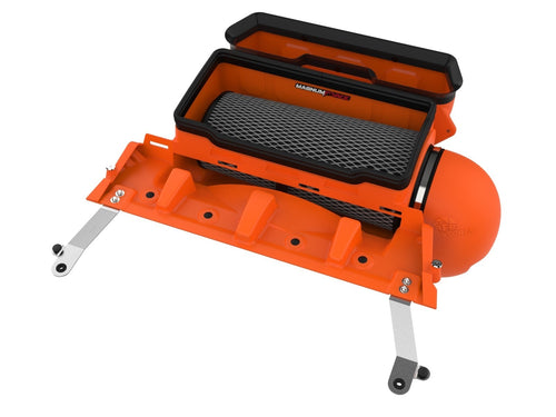 AFE Power 54-13072KN Magnum FORCE Stage 2 Orange Edition Cold Air Intake System for Dodge Ram 2500/3500 with 6.2L HEMI (2021-2024)