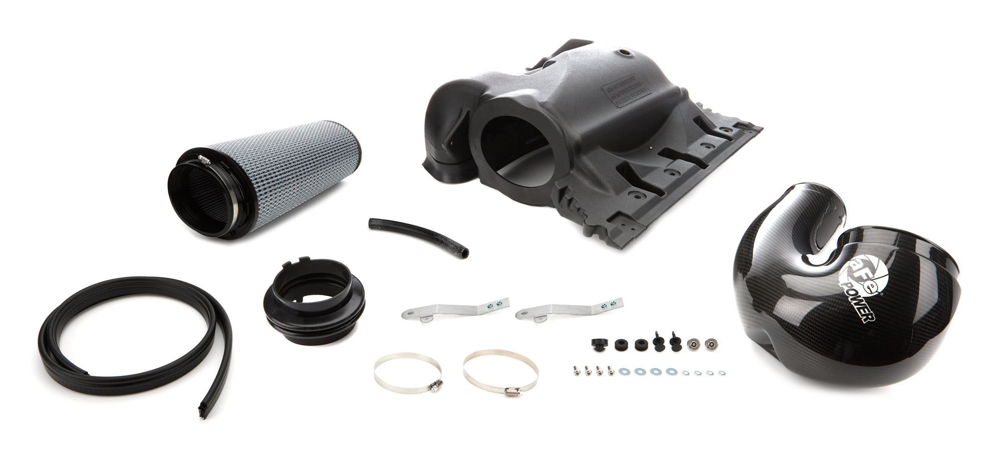 AFE Power 57-10022D Track Series Cold Air Intake System for Dodge Ram 1500 TRX 6.2L with Carbon Fiber Reusable Dry Filter