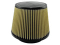 AFE Power Magnum FORCE 72-90038 Air Filter Element for Universal Fitment, Clamp-On, Conical Design, 9 Inch Base Diameter, 7 Inch Top Diameter, 7 Inch Height, Cotton and Synthetic Media, Yellow Finish