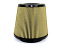 AFE Power Magnum Flow Pro Guard 7 Air Filter Element with Clamp-On Conical Design, 9 Inch Base, 7 Inch Top Diameter, 8 Inch Tall, 5.5 Inch Flange, Cotton and Synthetic Material, Yellow Finish