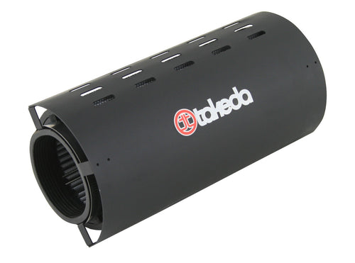 AFE Power Takeda Stage 2 Cold Air Intake System Splash Shield for Cold Air Intakes, Stainless Steel with Black Powder Coat Finish