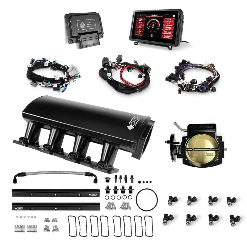 ACES Fuel Injection AS20111-WK92-AM2024B Jackpot LS EFI System Top End Kit with 36 lb/hr Injectors and 92 mm Throttle Body