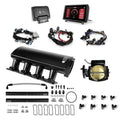 ACES Fuel Injection AS20112-WK92-AM2024B Jackpot Pro LS EFI Top End Kit for GM LS-Series Engines, 36 lb/hr Injectors, 92 mm Throttle Body, Aluminum Black Anodized