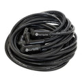 ACES Fuel Injection AW2010 Black Jack Pro Spiral Core 8mm Spark Plug Wire Set with 180 Degree Ceramic Boots for V8 Engines