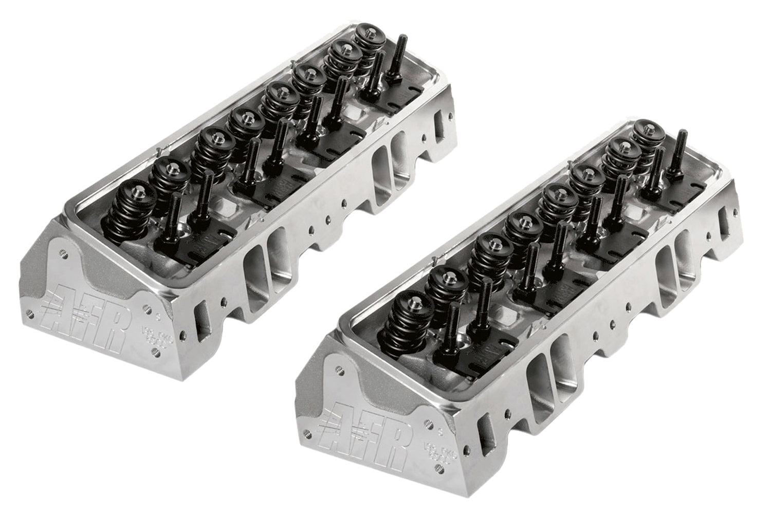 Air Flow Research SBC 1110 Eliminator Race Aluminum Cylinder Heads with 220cc Intake and 65cc Chamber