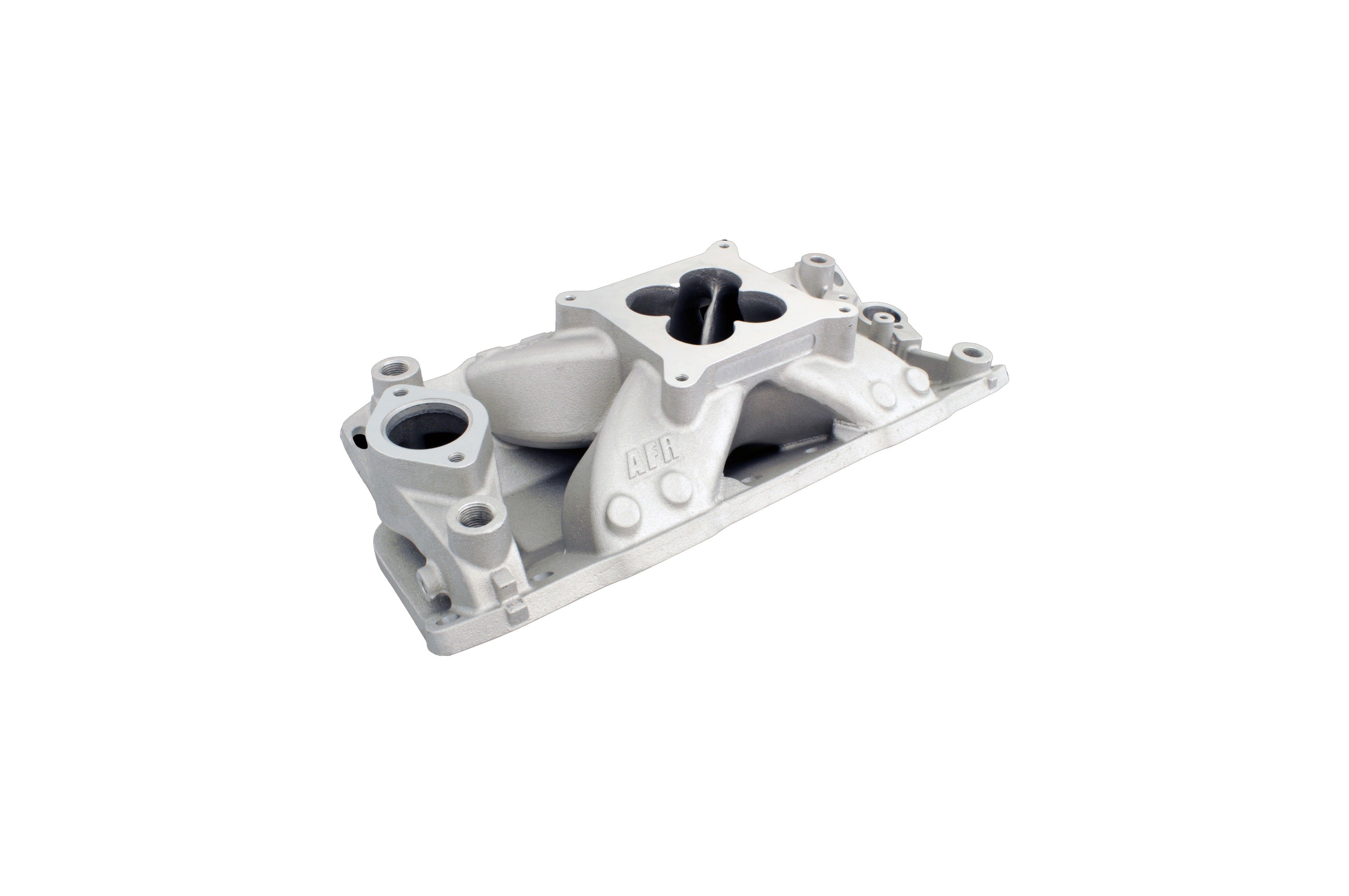 Air Flow Research AFR 4810PM SBC Eliminator Intake Manifold for Small Block Chevy, Square Bore, Single Plane, Aluminum