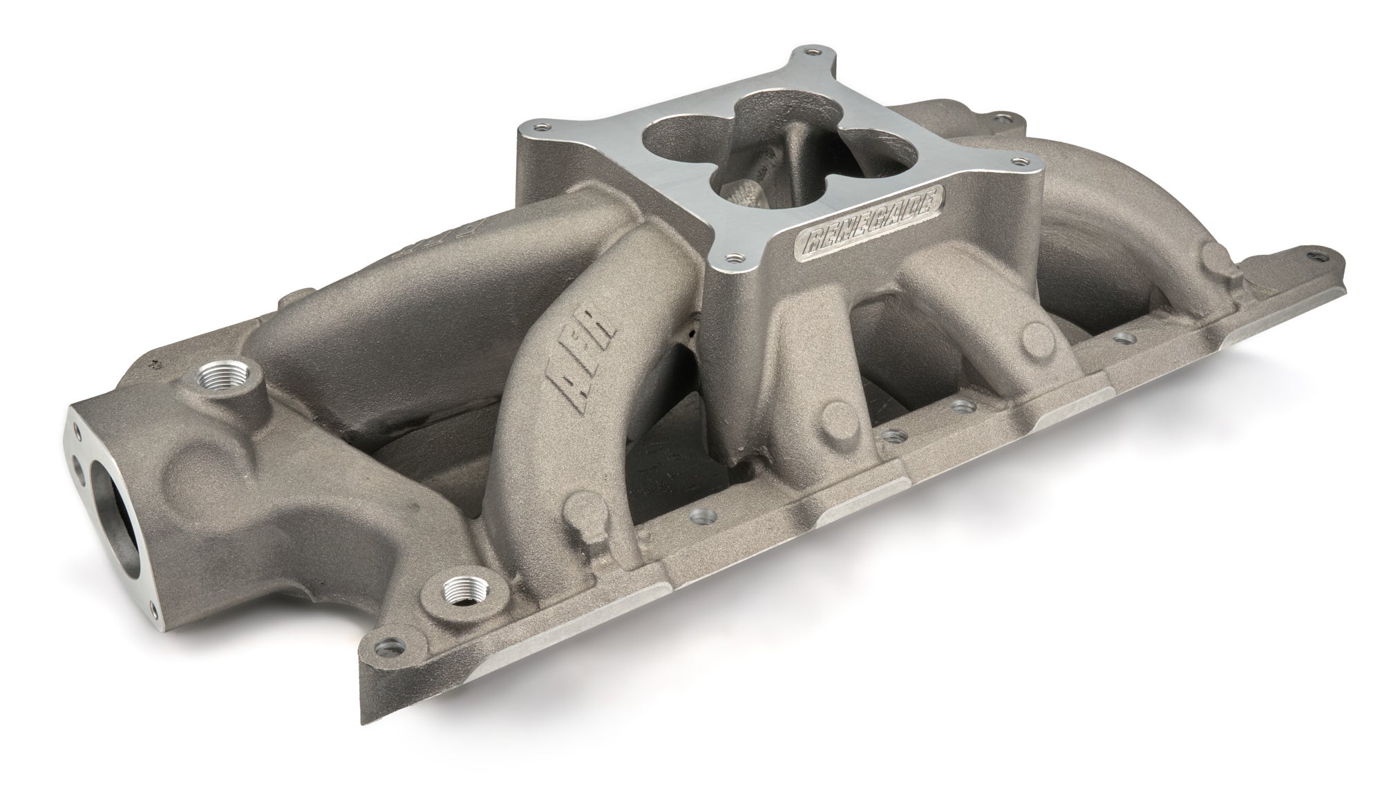 Air Flow Research AFR4830PM SBF Renegade Intake Manifold, Square Bore, Single Plane, Aluminum for Small Block Ford