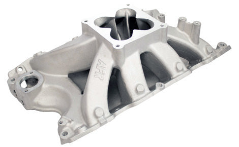 Air Flow Research 4992 4150 Single Plane Intake Manifold for Big Block Ford, Bullitt Series, Aluminum, Square Bore