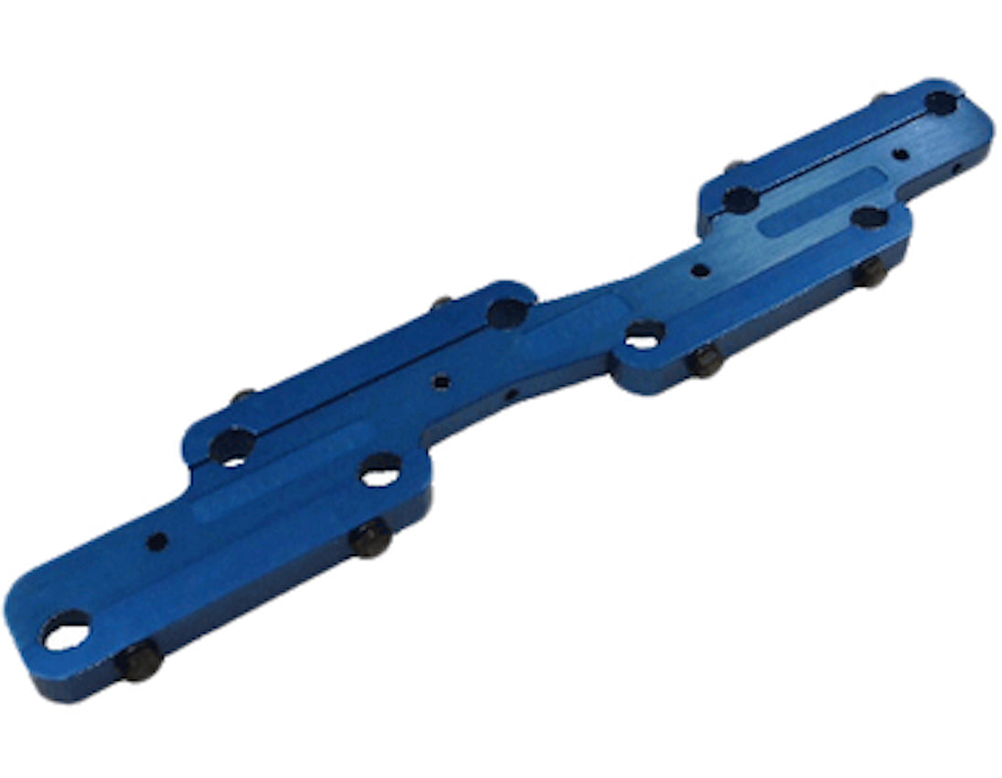 Air Flow Research AFR 6202 Aluminum Rocker Arm Stud Girdle Kit for Big Block Chevy Engines, Blue Anodized Finish
