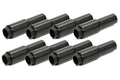 AIR FLOW RESEARCH AFR6215-8 Adjusting Nut Set for Big Block Chevy, 7/16-20 Thread, 2.6 Inch Length, Steel, Black Oxide Finish