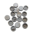 Air Flow Research AFR 6609-16 Valve Lash Caps for 8mm Valve Stems, 0.080 Inch Thickness, Steel, Natural Finish, Set of 16