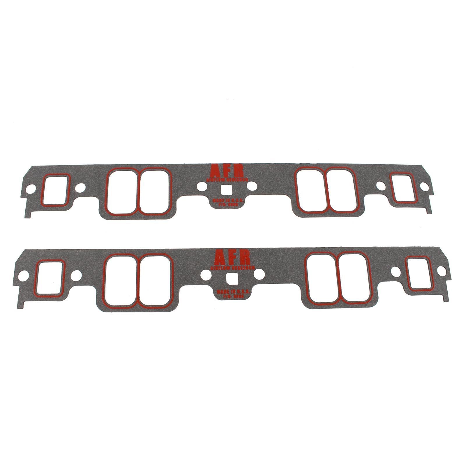 Air Flow Research AFR 6900 Intake Manifold Gasket for Small Block Chevy, 0.06 Inch Thick, Rectangular Port, Pair
