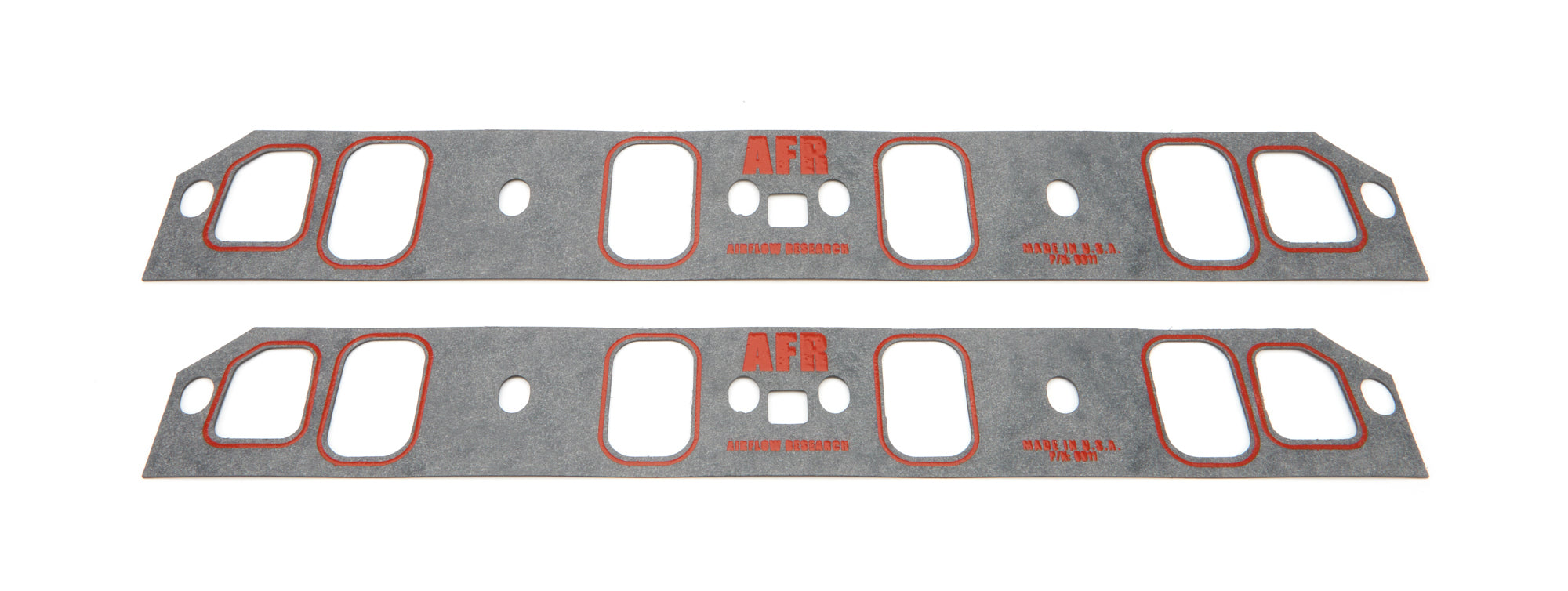 Air Flow Research SBF Intake Manifold Gasket Set 0.06 Inch Thick with Rectangle Ports for Small Block Ford Engines