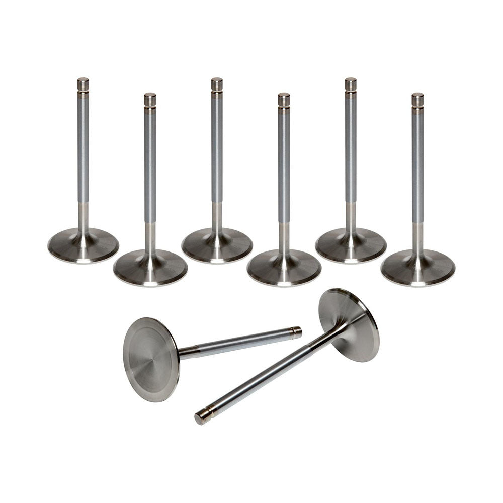 Air Flow Research SBC/SBF 7257-8 Intake Valve Set with 2.020 Inch Head Diameter and 5 Inch Overall Length