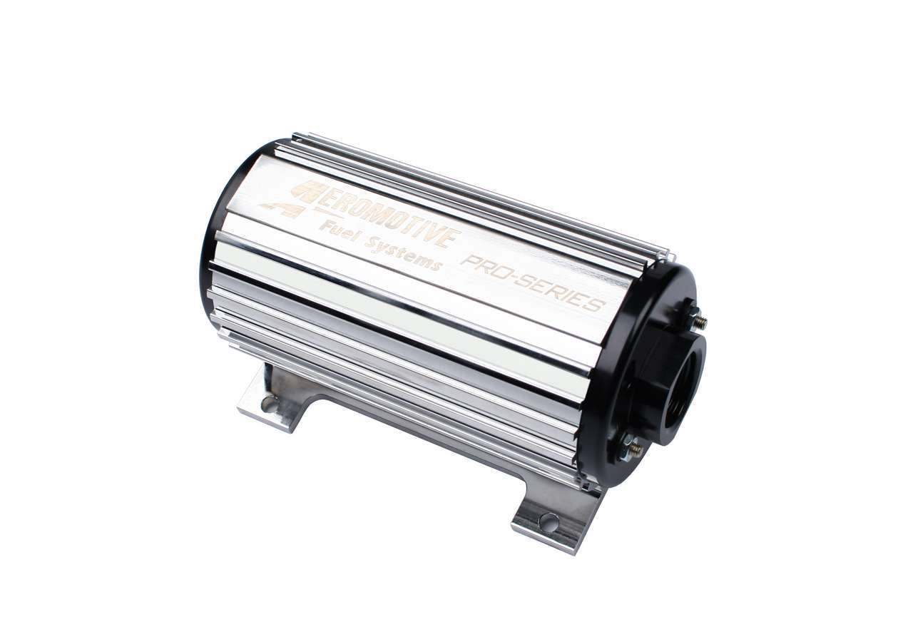 AEROMOTIVE Pro-Series Electric Fuel Pump 11102 200 GPH at 45 PSI, In-Line and In-Tank, Nickel Plated, 12 AN Female O-Ring Connections for Gas and E85