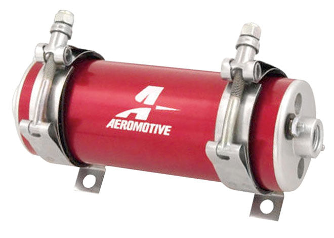 AEROMOTIVE EFI Electric Fuel Pump A750 450 lb/hr at 45 psi Red In-Line / In-Tank Fuel Pump for E85 and Gasoline