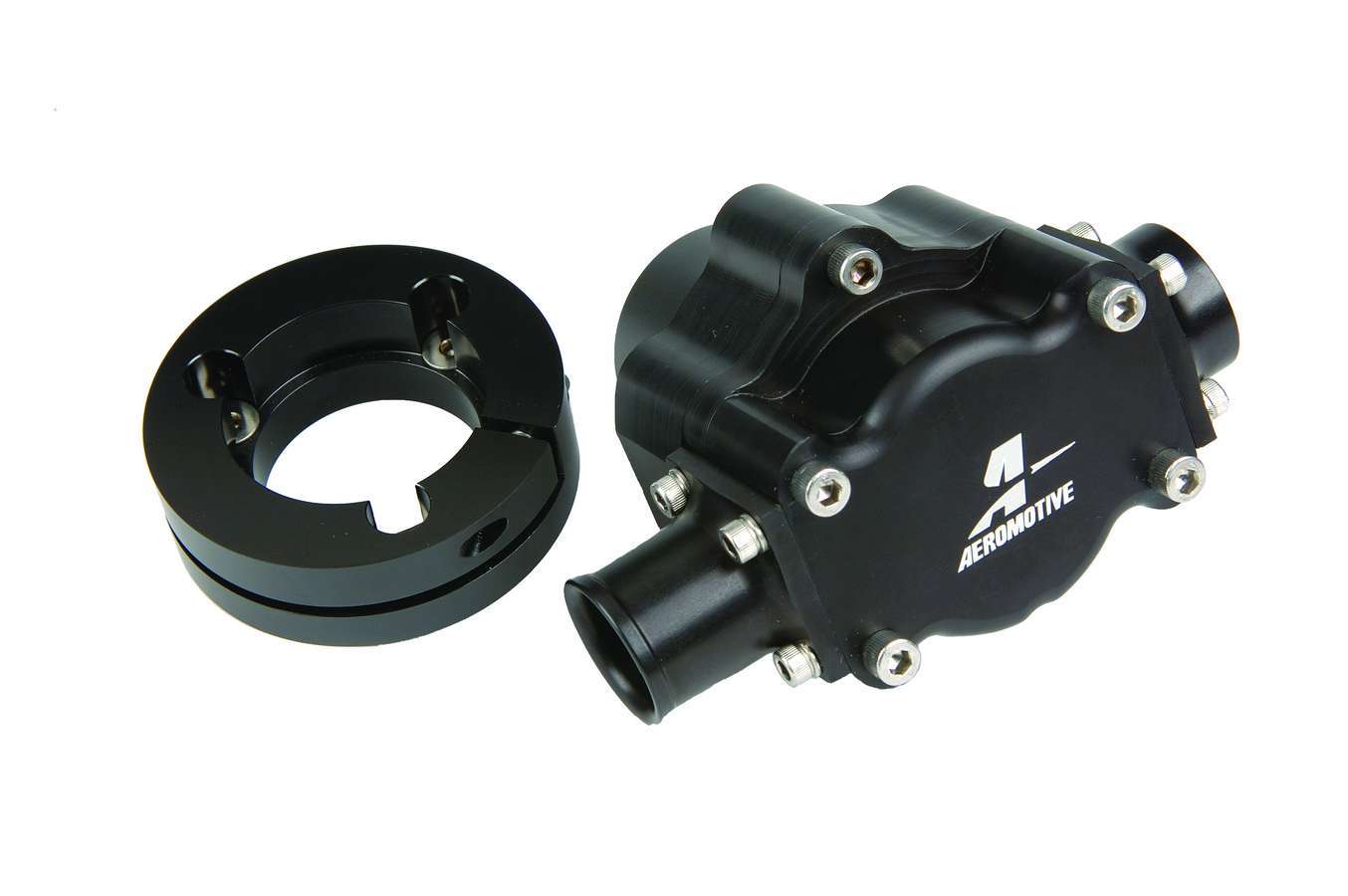 AEROMOTIVE 11117 Mechanical Fuel Pump 12 GPM Hex Drive Aluminum Black Anodized