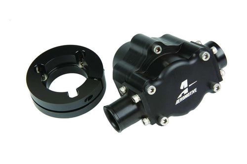 AEROMOTIVE 11117 Mechanical Fuel Pump 12 GPM Hex Drive Aluminum Black Anodized