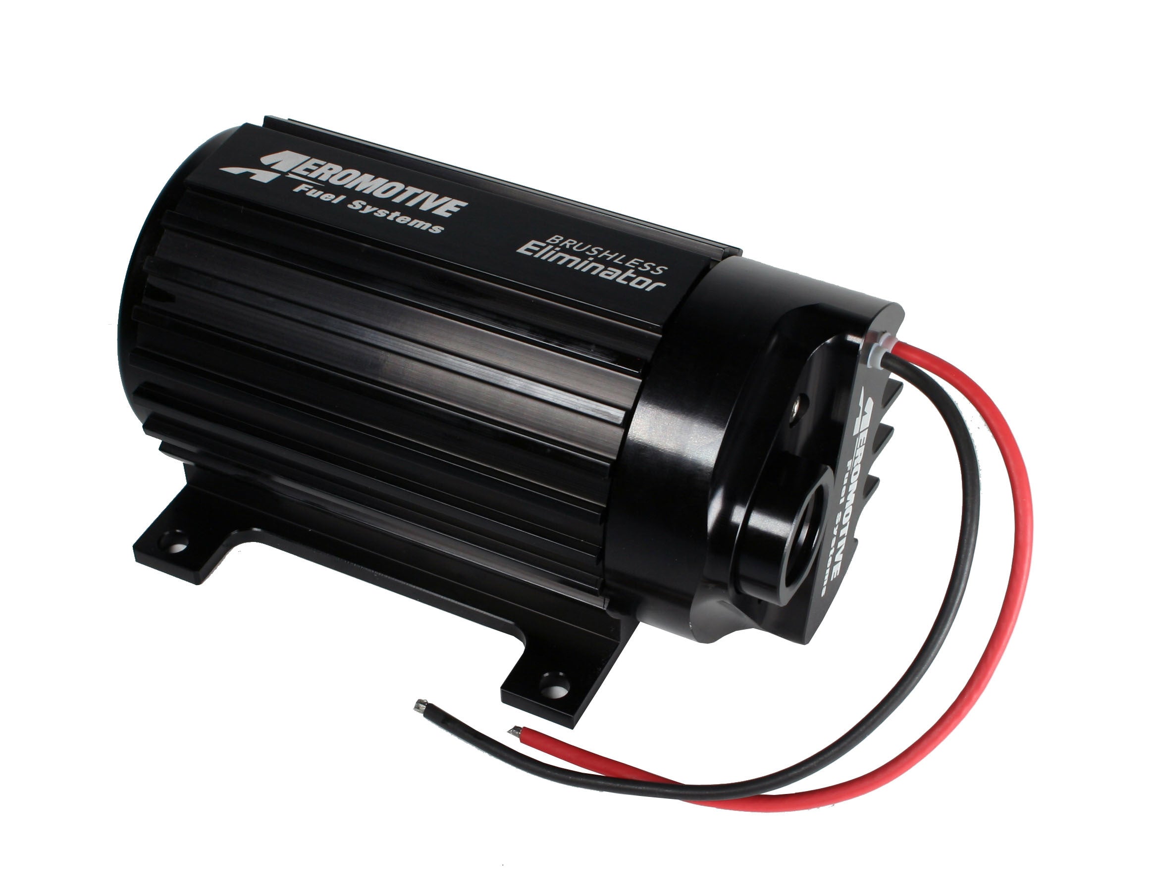 AEROMOTIVE Eliminator In-Line Fuel Pump Part Number 11184, 1000 lb/hr at 45 psi, Electric Brushless Design, E85 and Gas Compatible