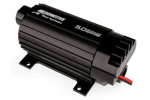 AEROMOTIVE 11196 Variable Speed Fuel Pump for 5.0 GPM Applications, Electric, In-Line, Black