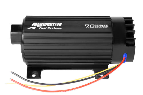 AEROMOTIVE Fuel Pump TVS11197 In-Line 7 GPM Brushless Electric Pump with 12 AN Inlet and 10 AN Outlet
