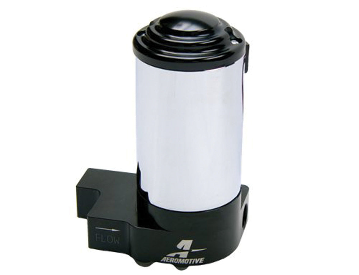 AEROMOTIVE Billet H/O Electric Fuel Pump Part 11209, In-Line, 90 GPH at 5 PSI, Red Finish, E85 Gas Diesel Compatible