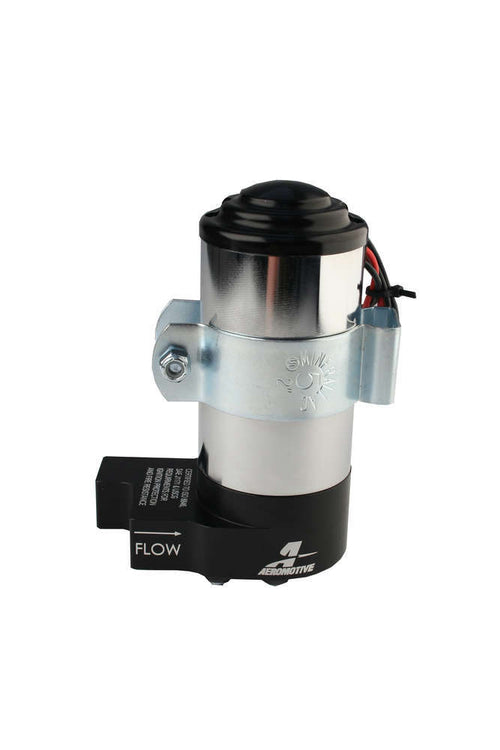 AEROMOTIVE Marine Electric Fuel Pump Part 11212, 90 GPH at 5 PSI, 3/8 Inch NPT Female Inlet and Outlet, Black Finish