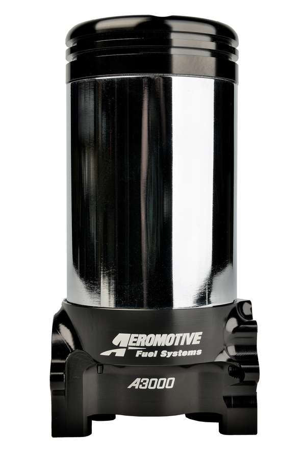 AEROMOTIVE A3000 Fuel Pump Drag Race Carbureted 6.8 GPM Electric In-Line with 12 AN and 10 AN O-Ring Fittings