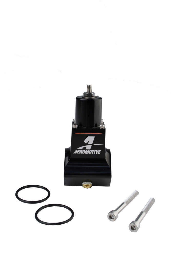 AEROMOTIVE A3000 Line-Pressure Fuel Regulator with 14 to 24 psi Range and 10 AN Female O-Ring Return