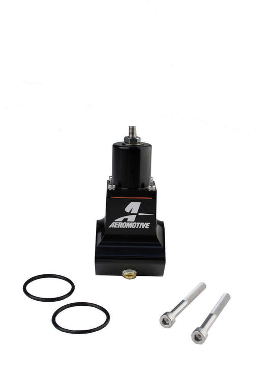 AEROMOTIVE A3000 Line-Pressure Fuel Regulator with 14 to 24 psi Range and 10 AN Female O-Ring Return