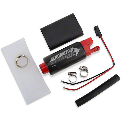 AEROMOTIVE 11540 340 Stealth Fuel Pump with Center Inlet and 340 GPH Flow Rate