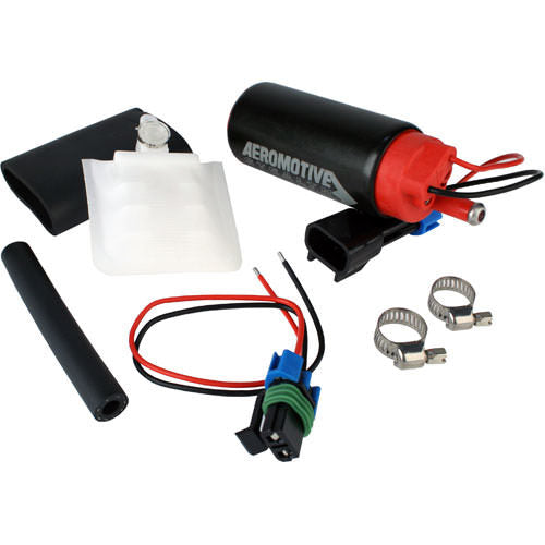 AEROMOTIVE 11542 340 Stealth Fuel Pump, 340 LPH, Electric In-Tank with Offset Filter Sock Inlet