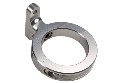 Aeromotive Fuel Pump and Filter Bracket 2.5 Inch Diameter Aluminum Natural Finish
